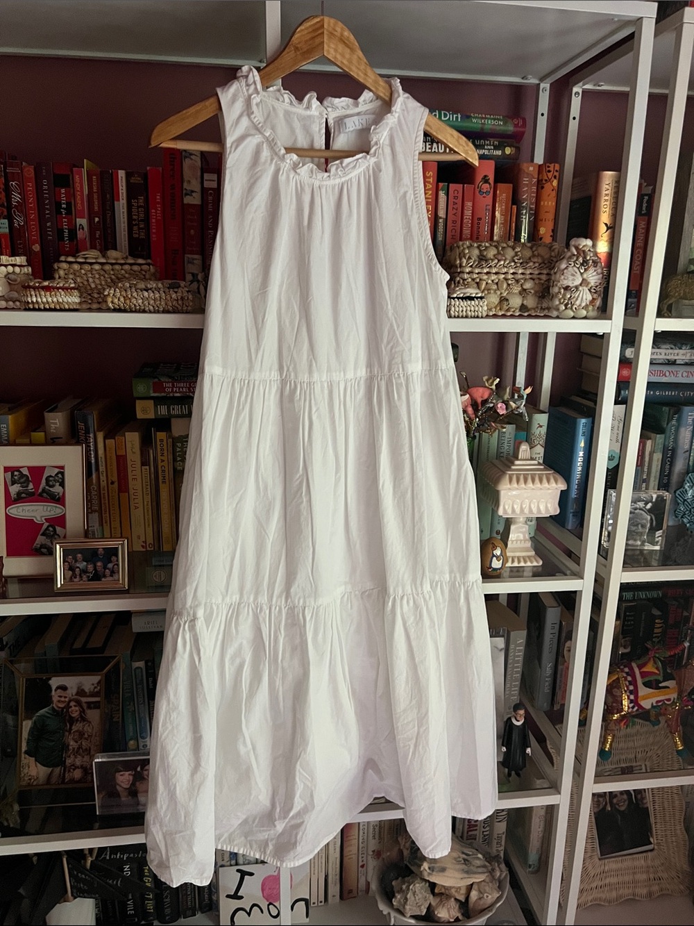 Lake Tiered Dress in White